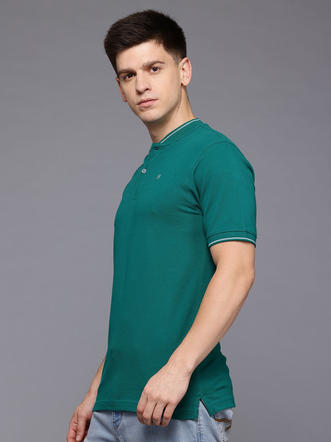 Raymond Henley Neck Pure Cotton Modern Fit T-shirt