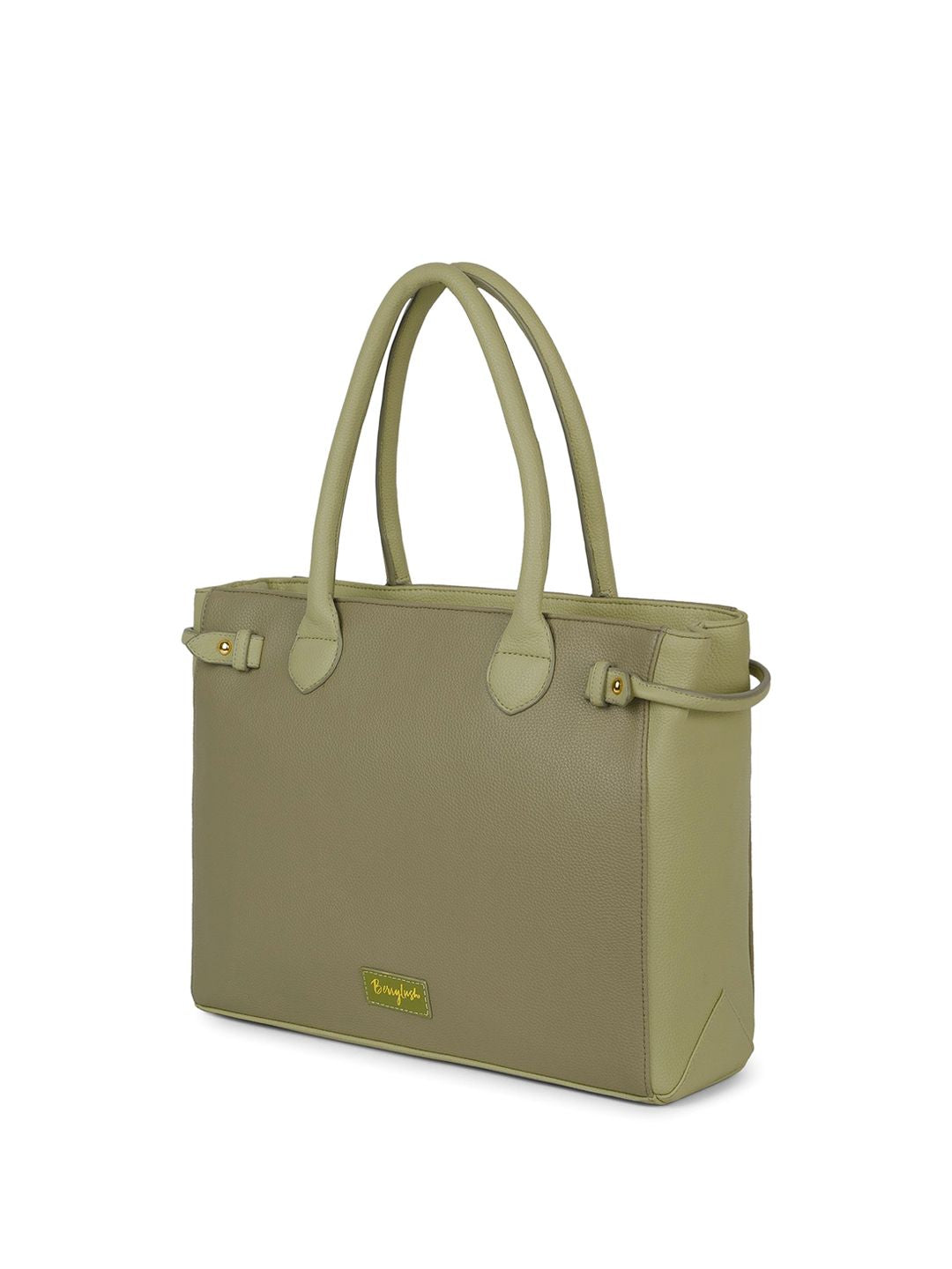 Berrylush Women's Structured Handheld Bag with Applique