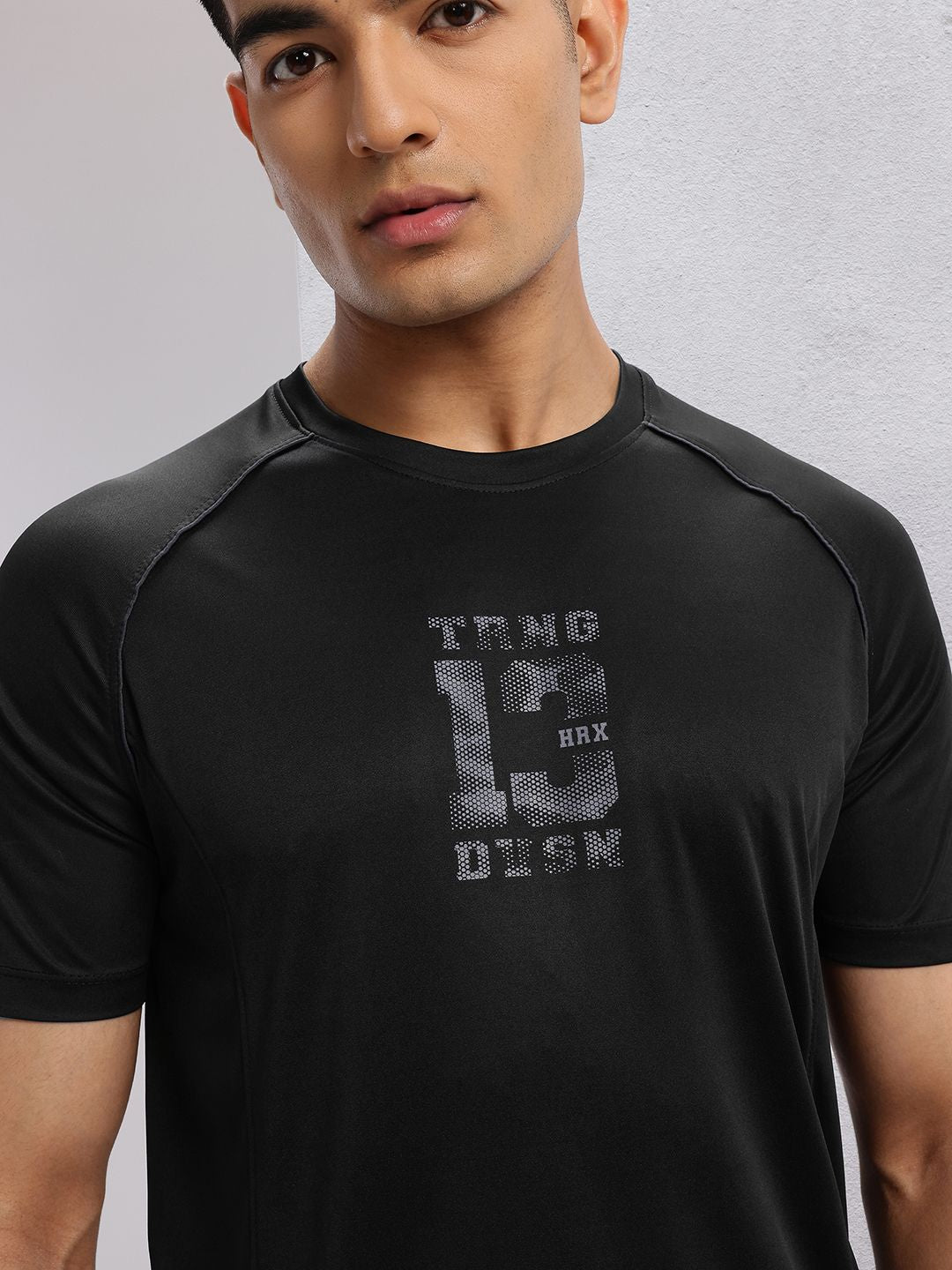 HRX by Hrithik Roshan Men Typography Printed Rapid-Dry Training T-shirt