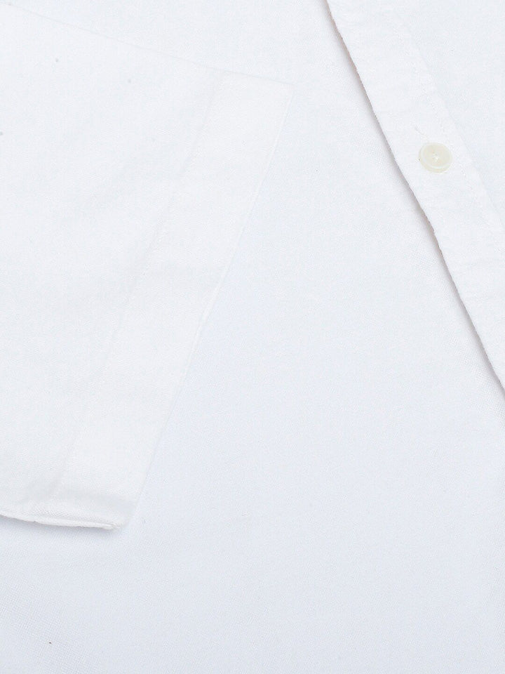 Thomas Scott Pure Cotton Spread Collar Slim Fit Casual Shirt