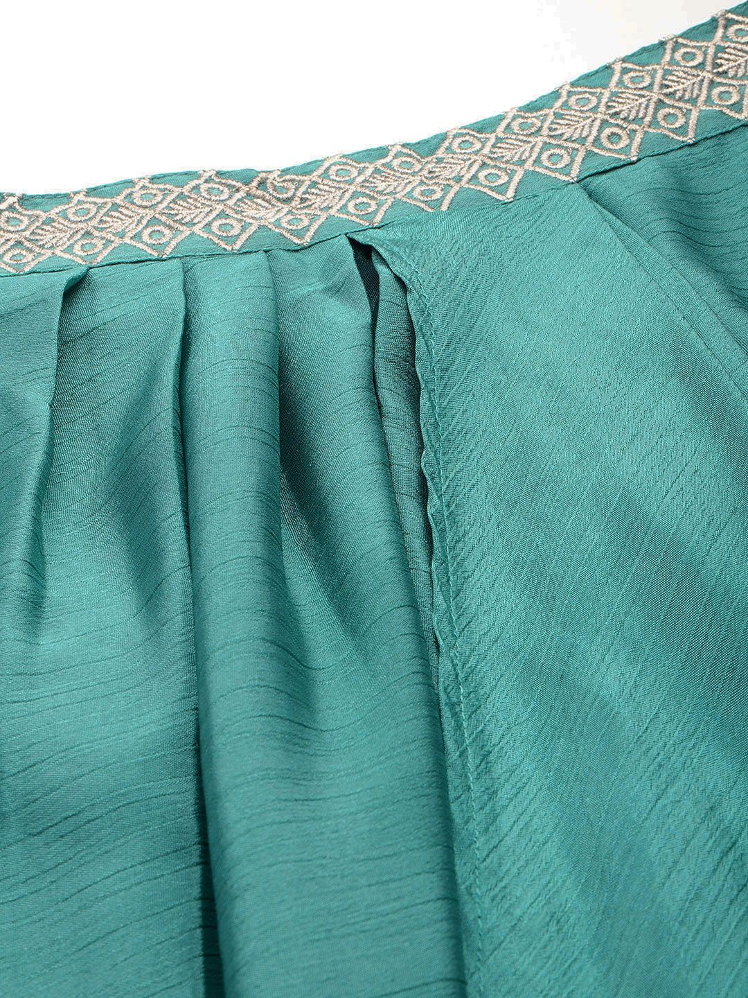 all about you Embroidered Detail Wrap Ethnic Co-ords