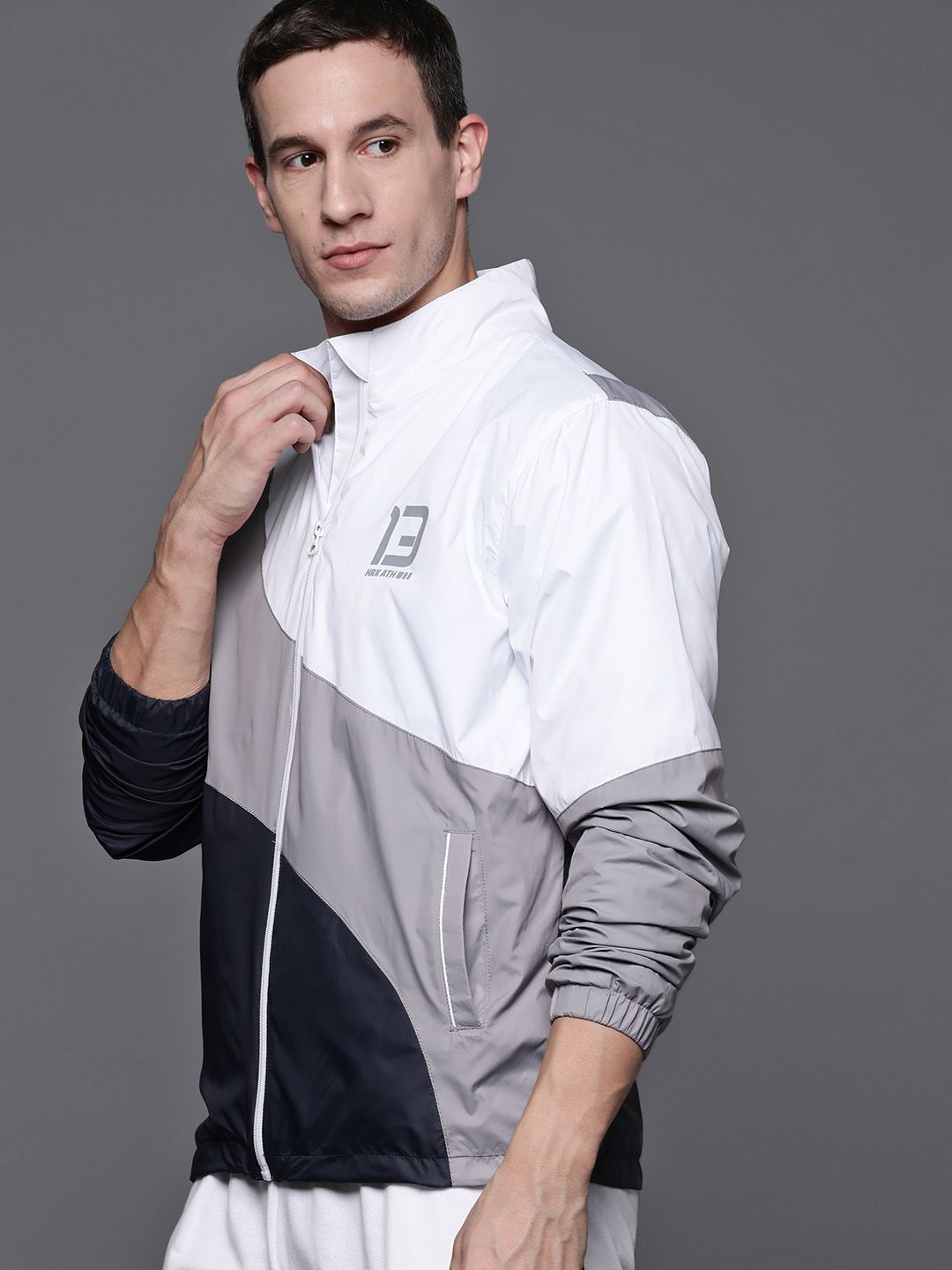 HRX by Hrithik Roshan Colourblocked Lifestyle Jacket