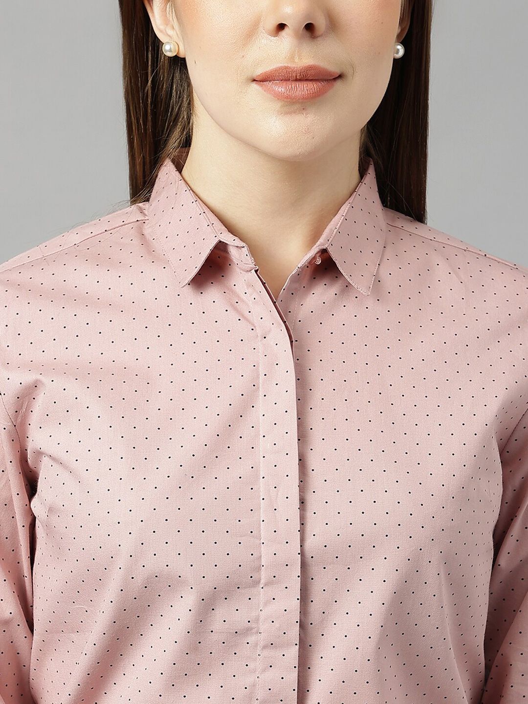 Hancock Micro Ditsy Printed Cotton Formal Shirt