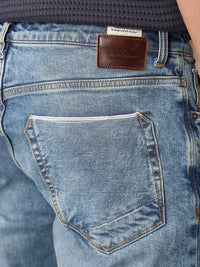 Mr Bowerbird Men Slim Fit Mid-Rise Heavy Fade Stretchable Jeans