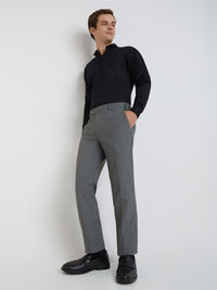 Park Avenue Men Striped Slim Fit Formal Trousers