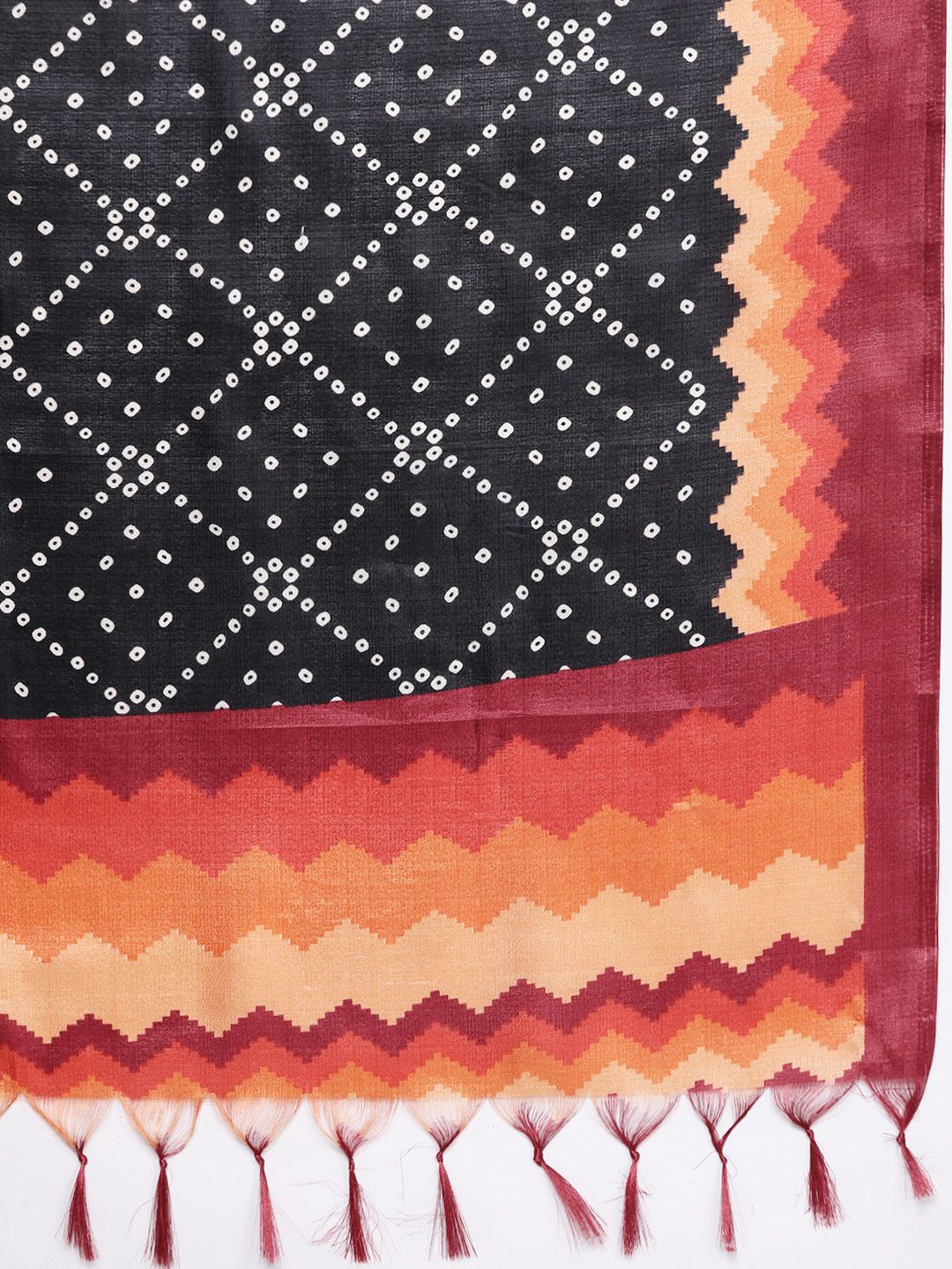 Varanga Women Rust Yoke Design Zari Kurta with Trousers & Dupatta