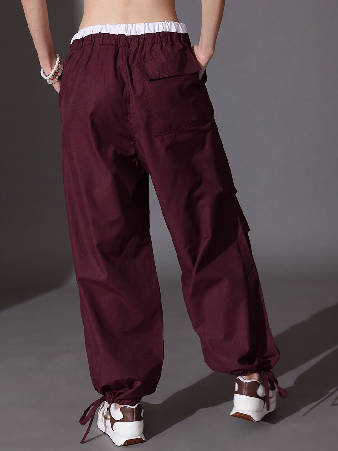 STREET 9 Women Relaxed Loose Fit Parachute Trouser