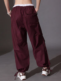 STREET 9 Women Relaxed Loose Fit Parachute Trouser