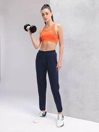 HRX by Hrithik Roshan Women Front Seam Mid-Rise Rapid-Dry Training Joggers