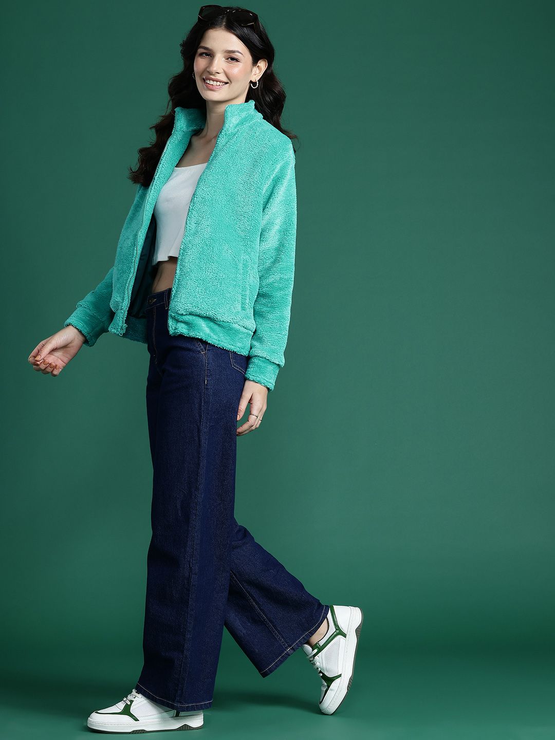 DressBerry Fleece Tailored Jacket