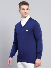 Monte Carlo Men V-Neck Woollen Pullover Sweater