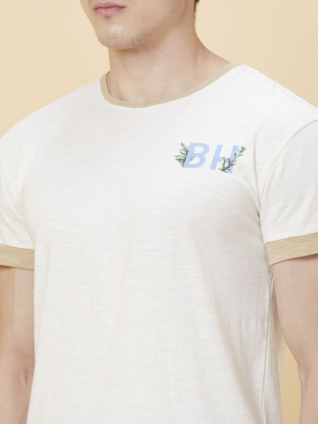 Being Human Men Round Neck Printed T-shirt