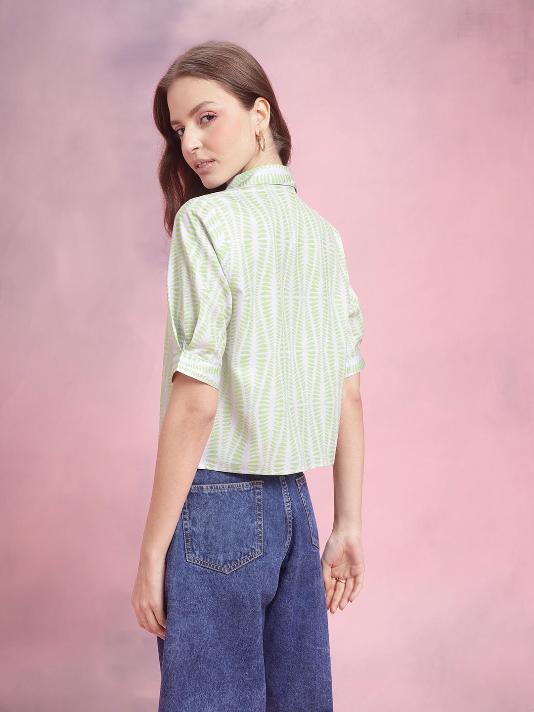 DressBerry Opaque Printed Casual Shirt