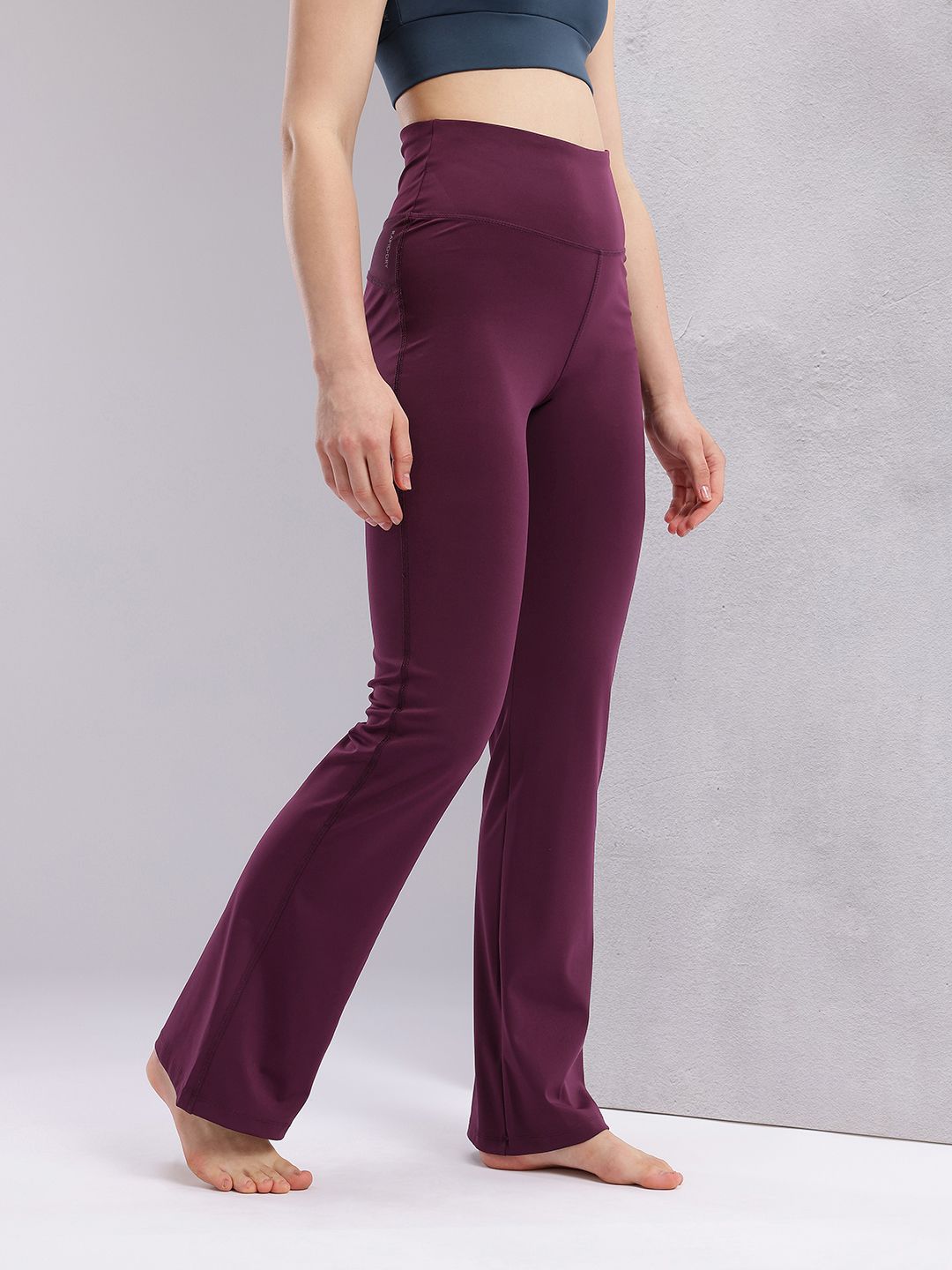 HRX by Hrithik Roshan Women Rapid-Dry Flared Yoga Tights