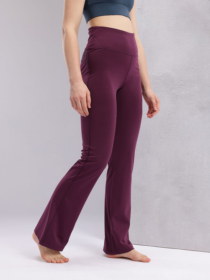 HRX by Hrithik Roshan Women Rapid-Dry Flared Yoga Tights