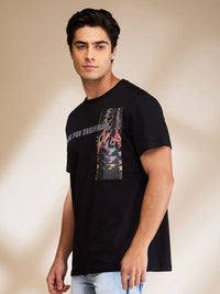 Being Human Men Graphic Printed Round Neck Cotton T-shirt