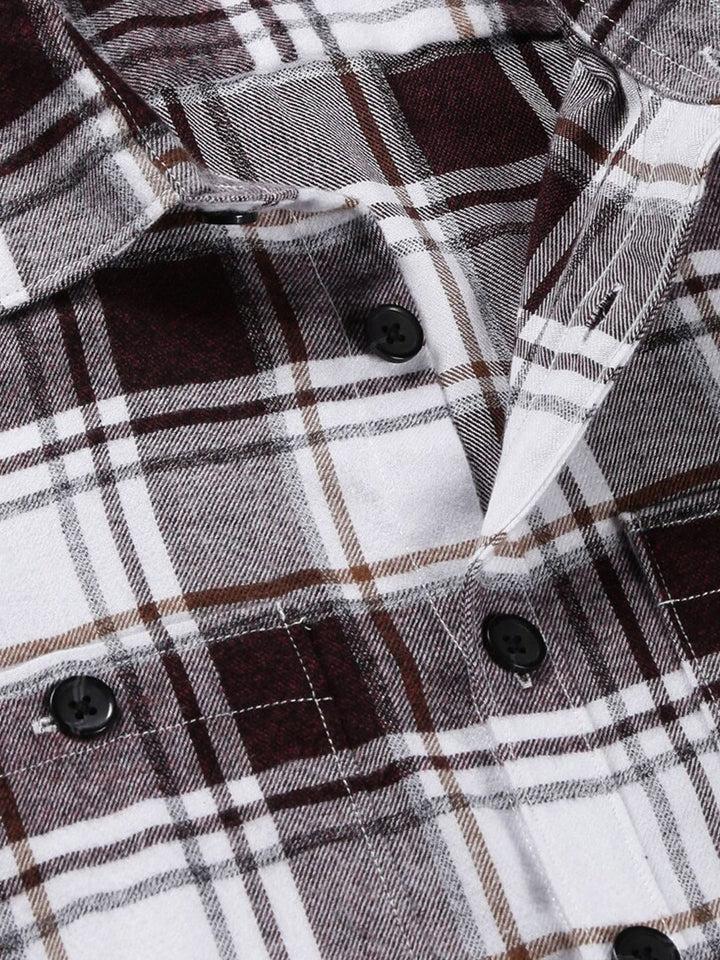 Thomas Scott Standard Slim Fit Tartan Checked Casual Shirt