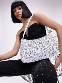 DressBerry Embellished Shoulder Bag
