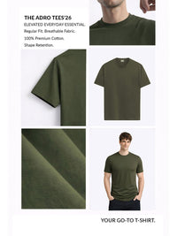 ADRO Men Typography Printed T-shirt