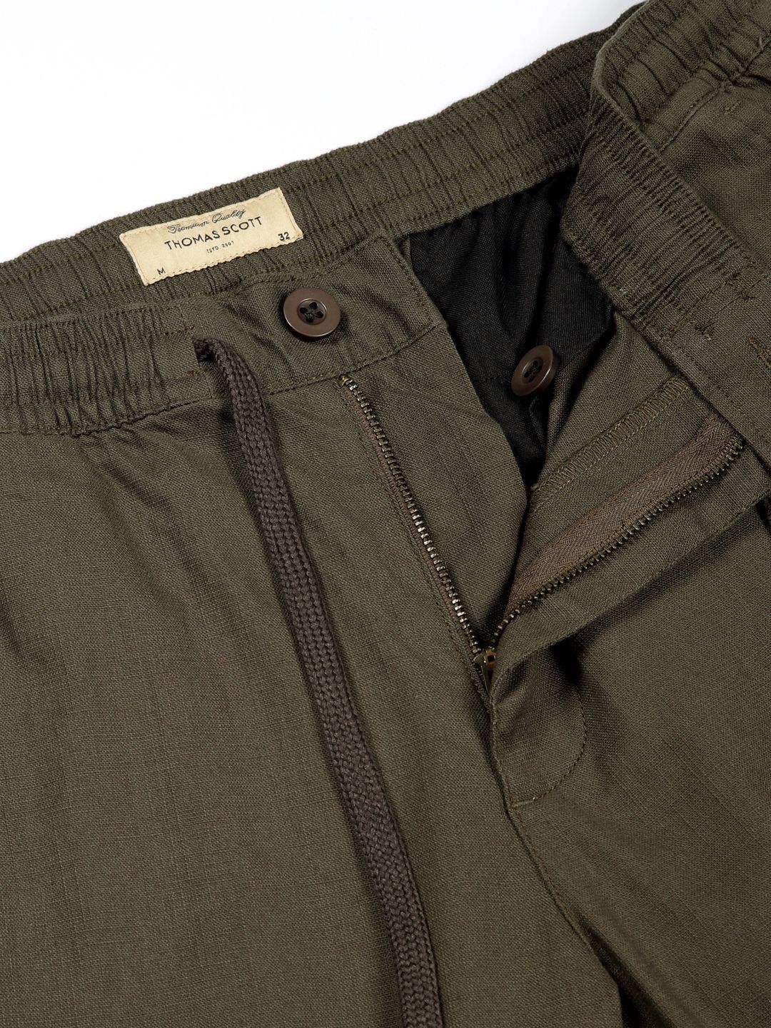 Thomas Scott Men Smart Straight Fit Easy Wash Trousers