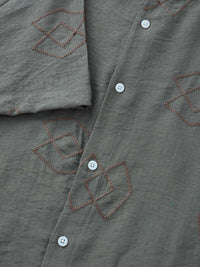 Thomas Scott Men Embroidered Regular Fit Casual Shirt
