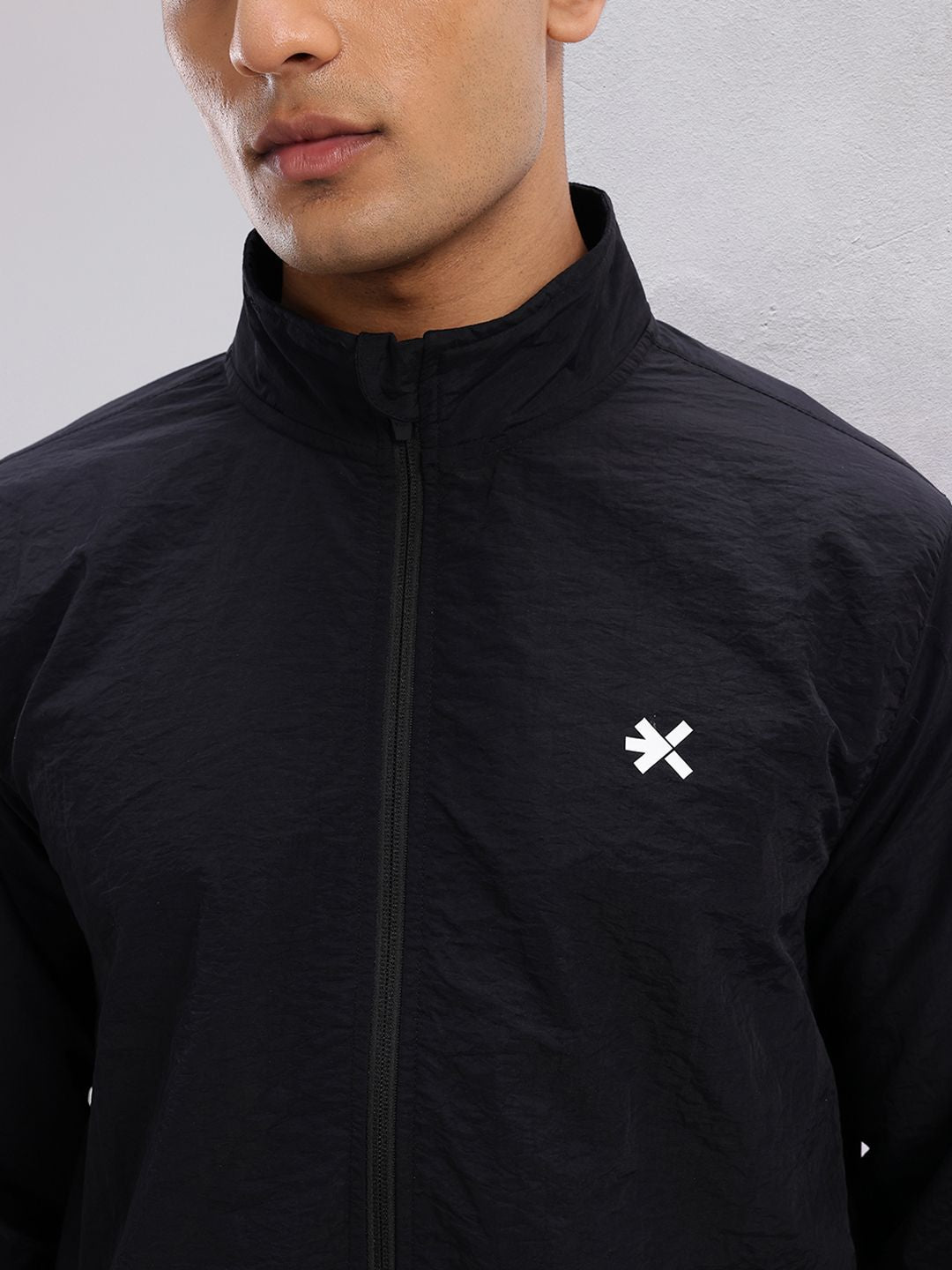 HRX by Hrithik Roshan Mock Collar Rapid-Dry Running Jacket with Toggle Hem