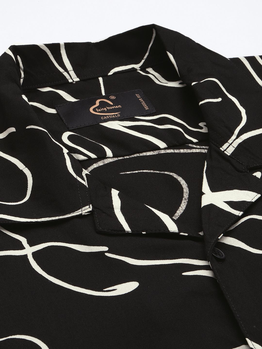 Being Human Abstract Printed Casual Shirt