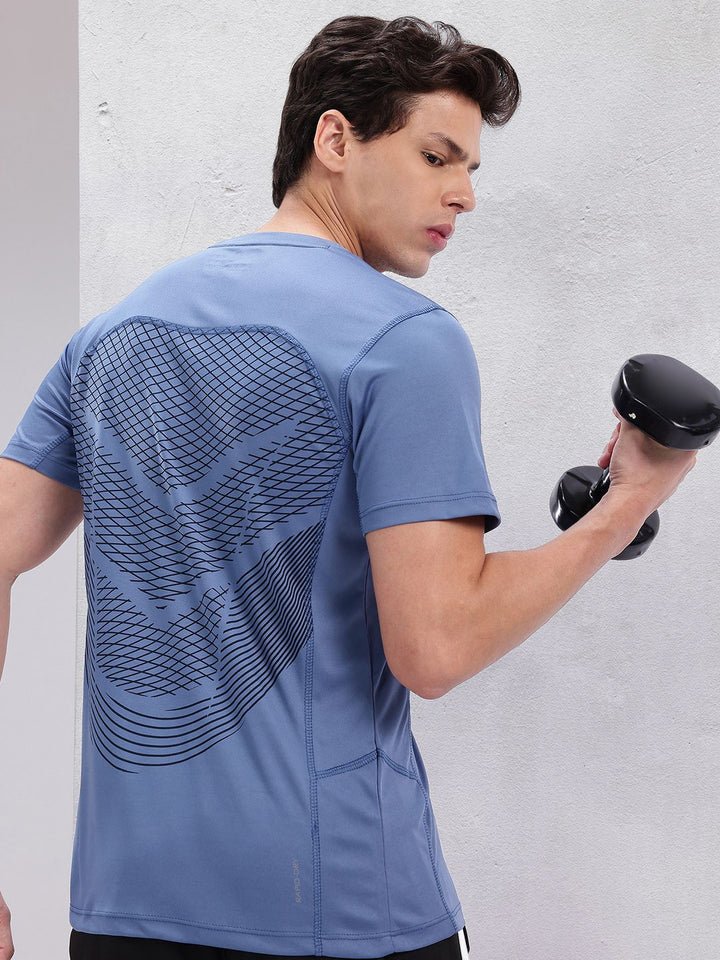 HRX by Hrithik Roshan Printed Rapid-Dry Training T-shirt