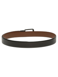 Teakwood Leathers Men Textured Leather Reversible Formal Belt