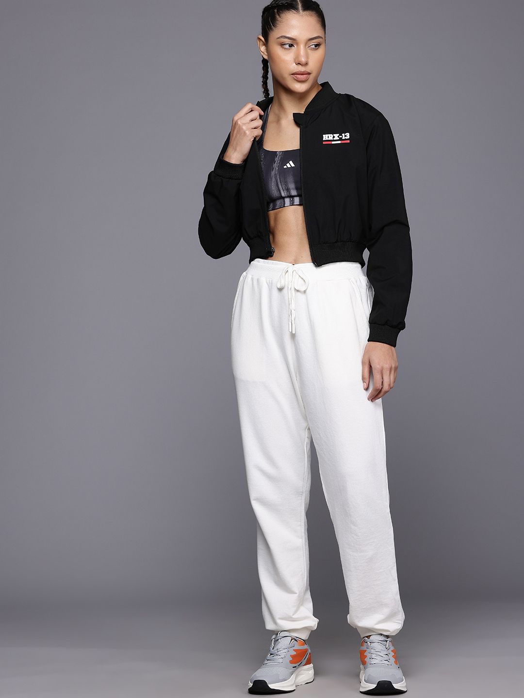 HRX by Hrithik Roshan Crop Bomber Jacket