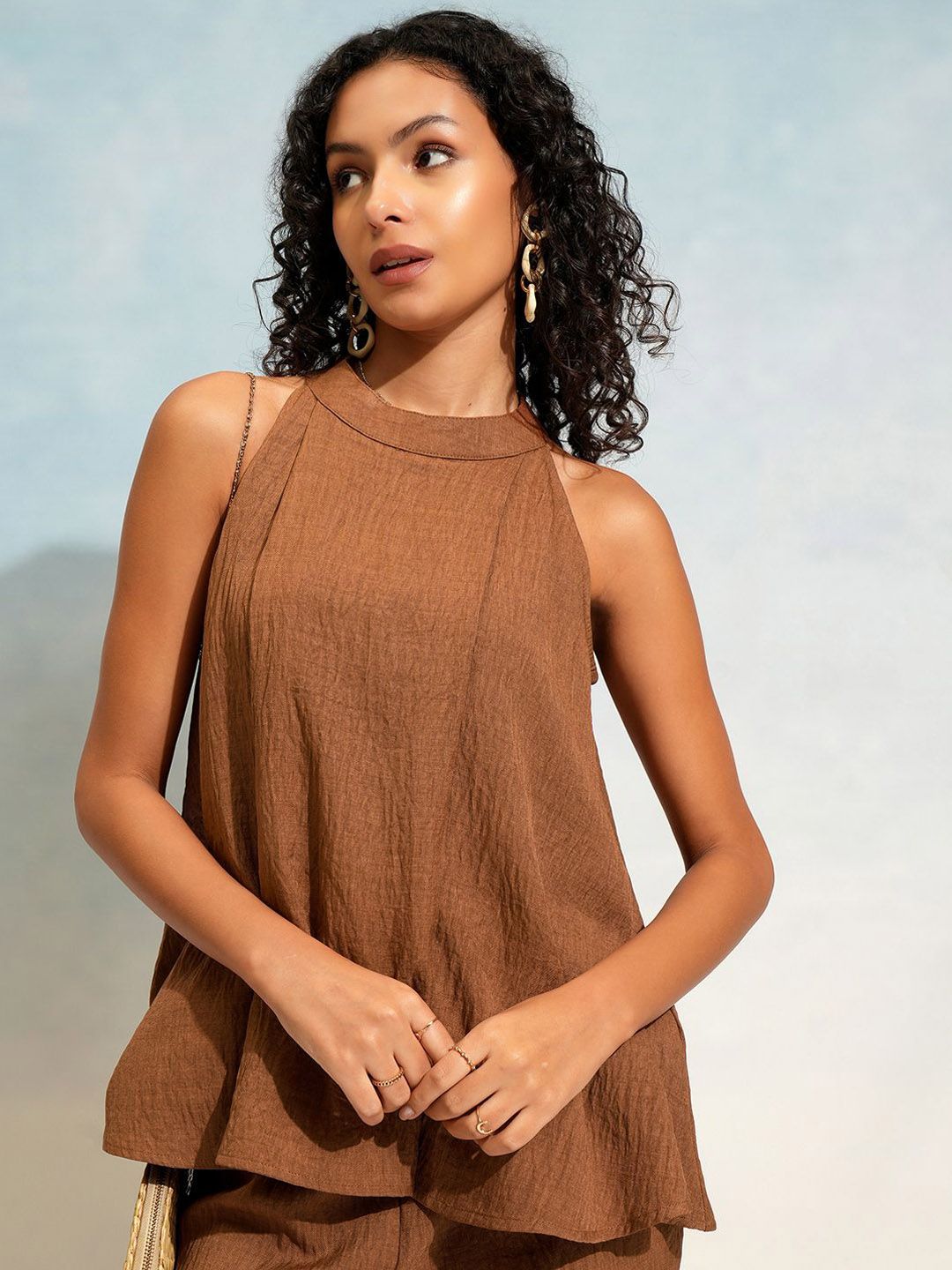 ESPYR By Tokyo Talkies Top With Trousers Co-Ords