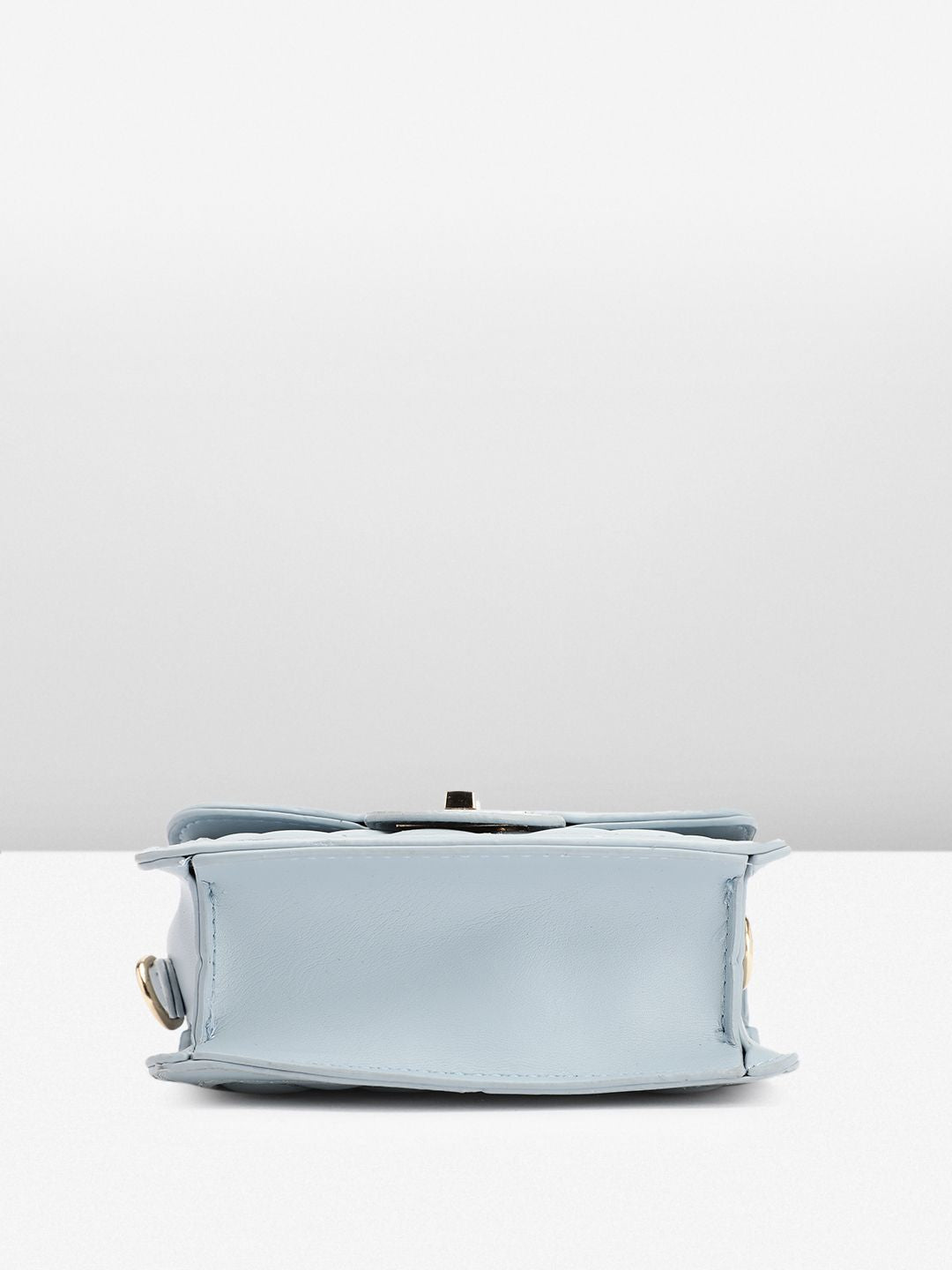 DressBerry Quilted Structured Satchel Bag