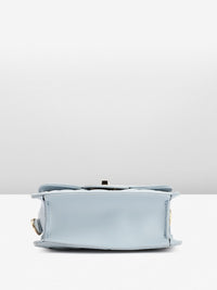 DressBerry Quilted Structured Satchel Bag