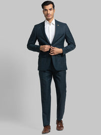 Raymond Men Checked Single Breasted Two Piece Formal Suit