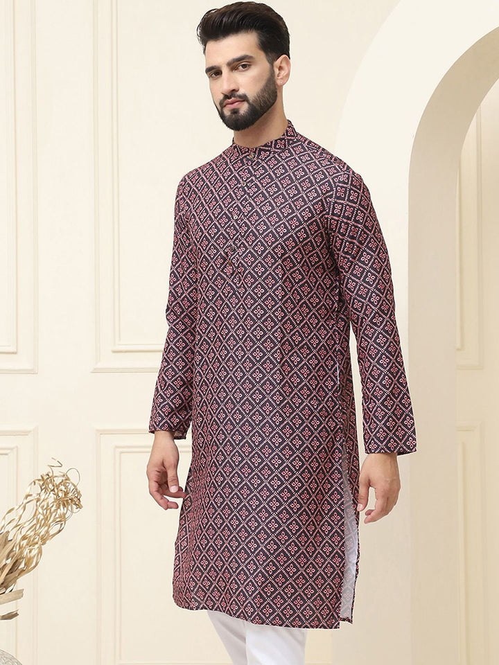 SOJANYA Motif Etnik Printed Pure Cotton Kurta