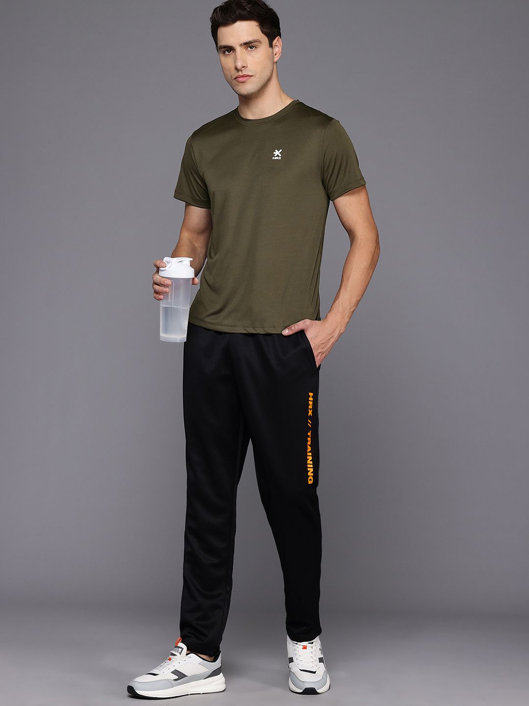 HRX by Hrithik Roshan Military Inspired Rapid-Dry Training T-shirt