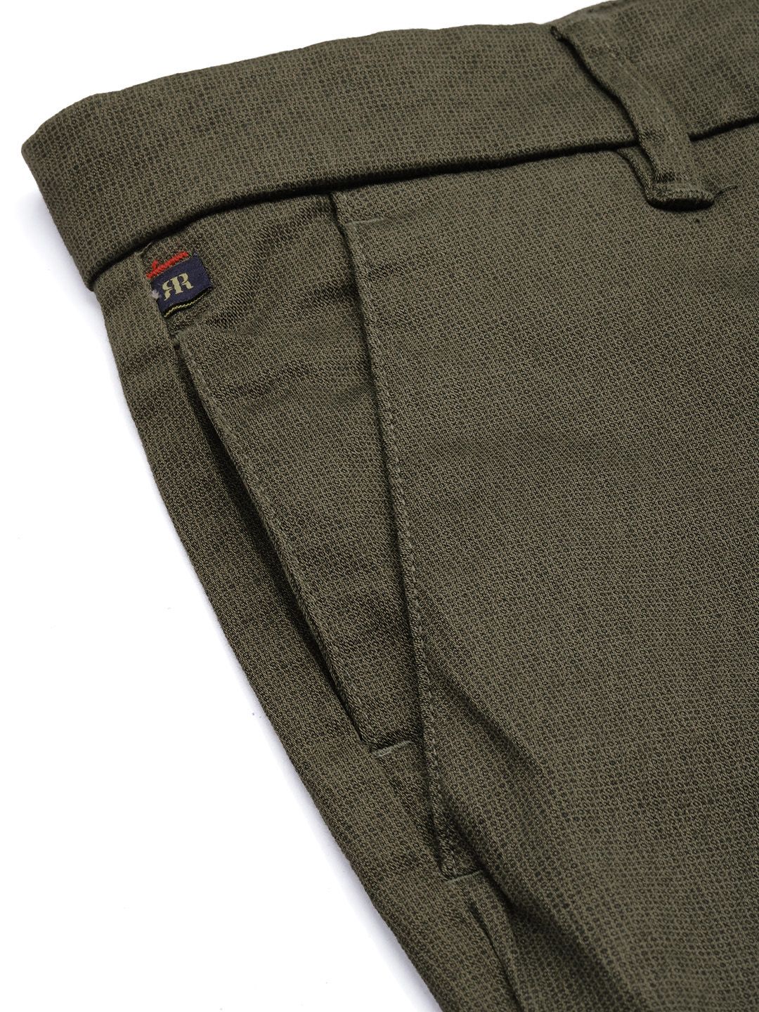 Raymond Men Printed Slim Fit Trousers