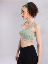 HRX by Hrithik Roshan Full Coverage Lightly Padded Rapid-Dry Running Bra KR4103_03_B