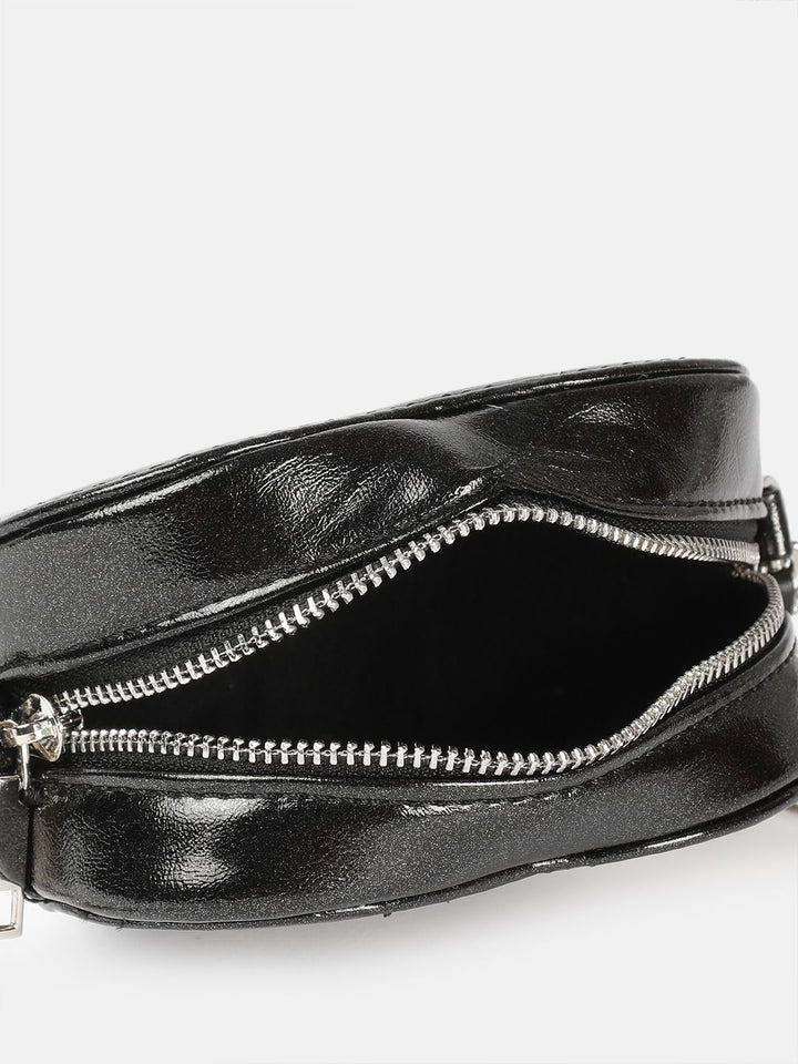 DressBerry Non-Detachable Sling Strap Structured Sling Bag