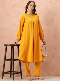 all about you Puff Sleeves Kurta & Trousers