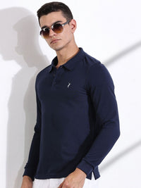 Thomas Scott Men Solid Polo Collar T-shirt