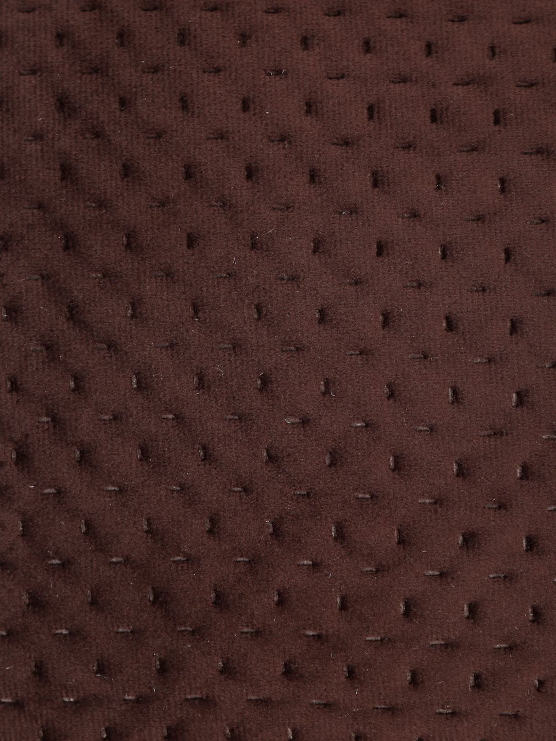 HOSTA HOMES Brown 2 Pieces Self Design Rectangle Shaped Pillow Covers