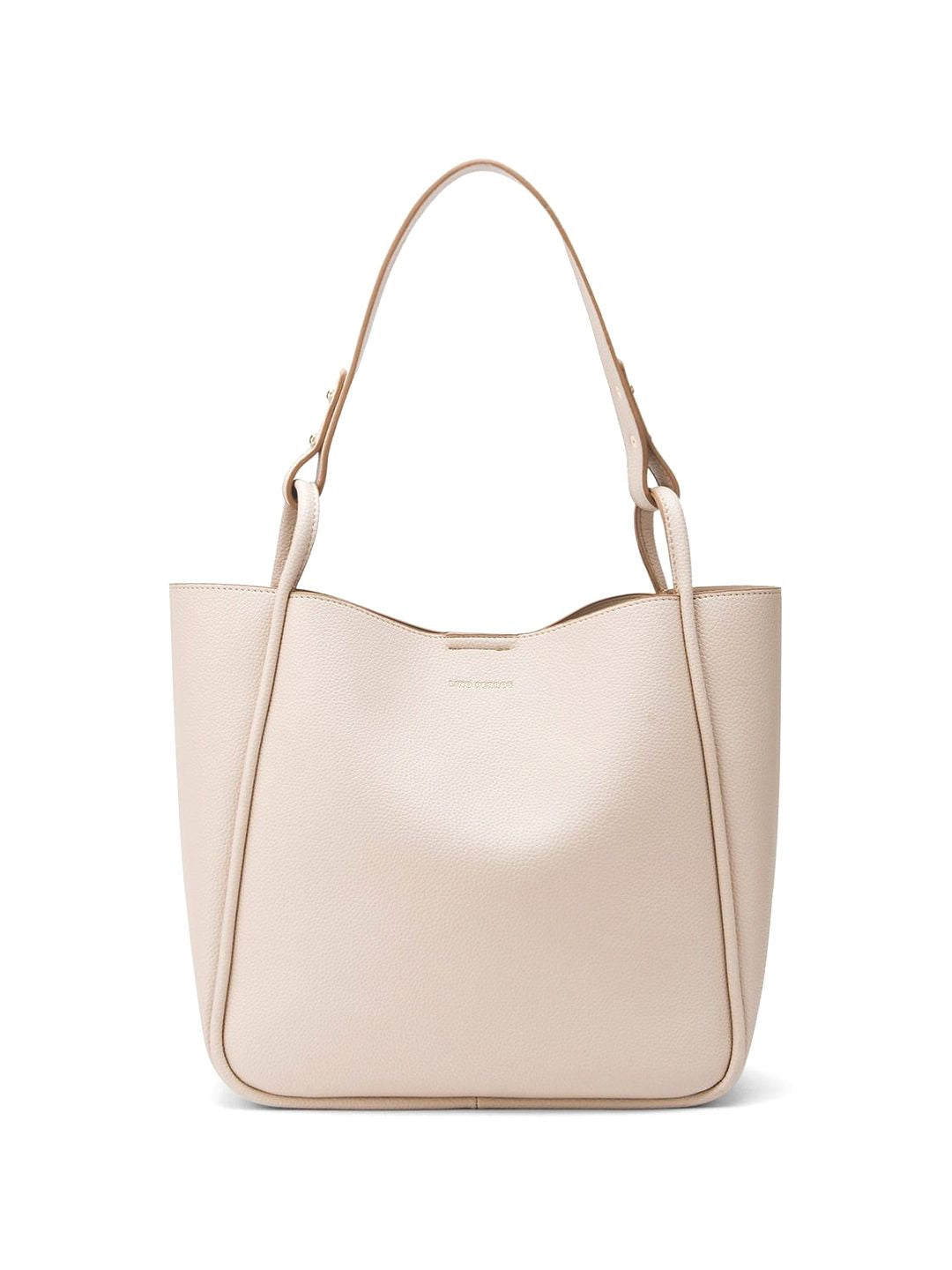Lino Perros Colourblocked Oversized Shopper Tote Bag with Tasselled