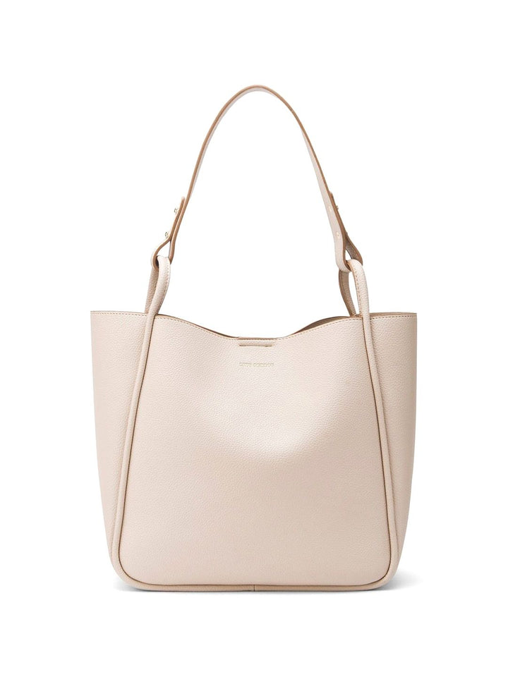 Lino Perros Colourblocked Oversized Shopper Tote Bag with Tasselled