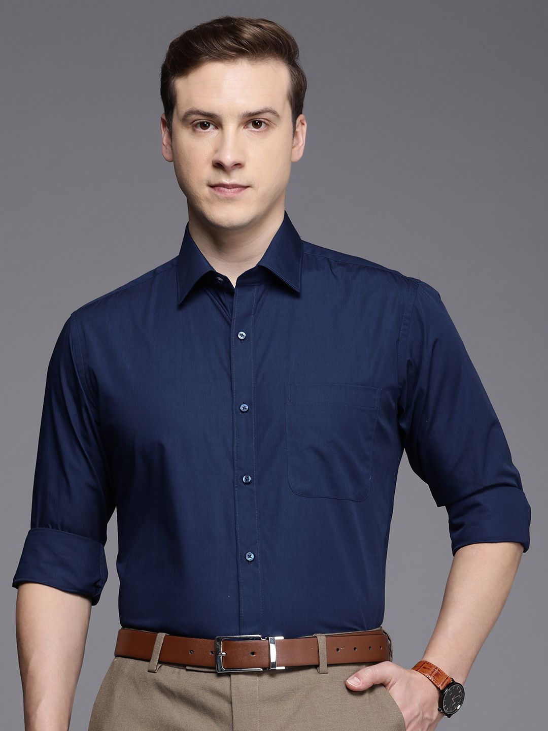Raymond Pure Cotton Slim Fit Formal Shirt
