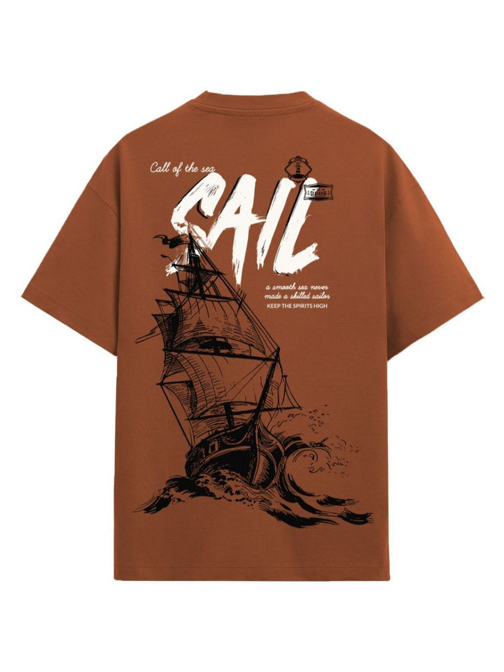 ADRO Lelaki Baju T-Shirt Bersaiz Besar Kapas Lengan Jatuh Bercetak Grafik