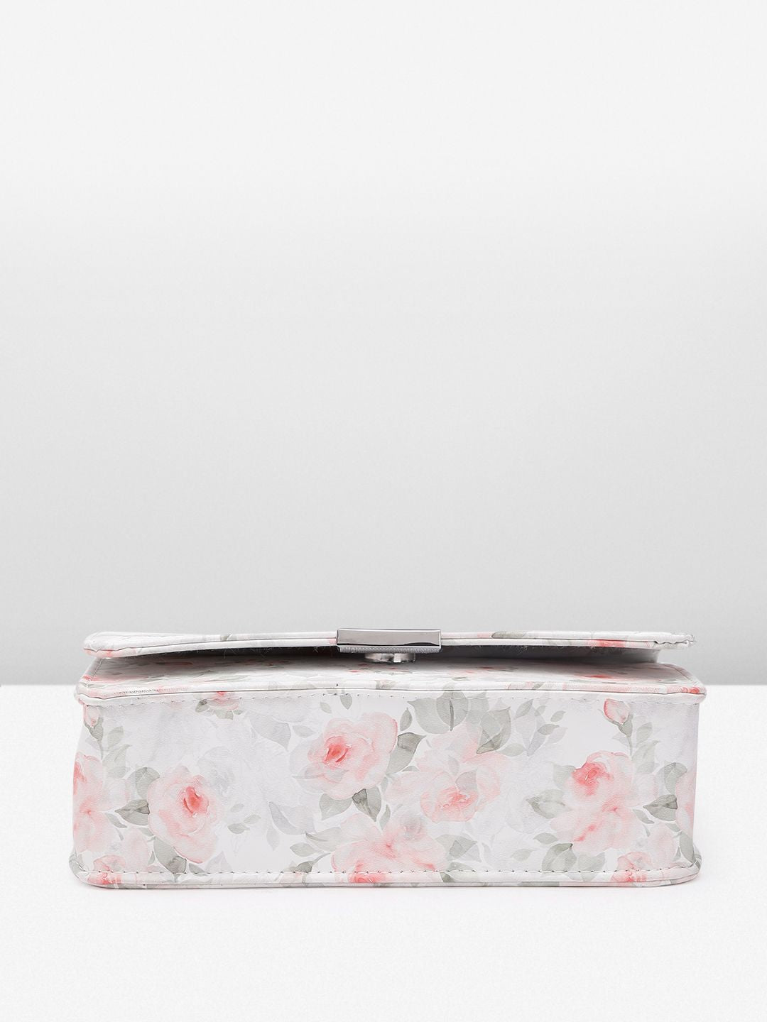 Lino Perros Floral Printed Structured Sling Bag