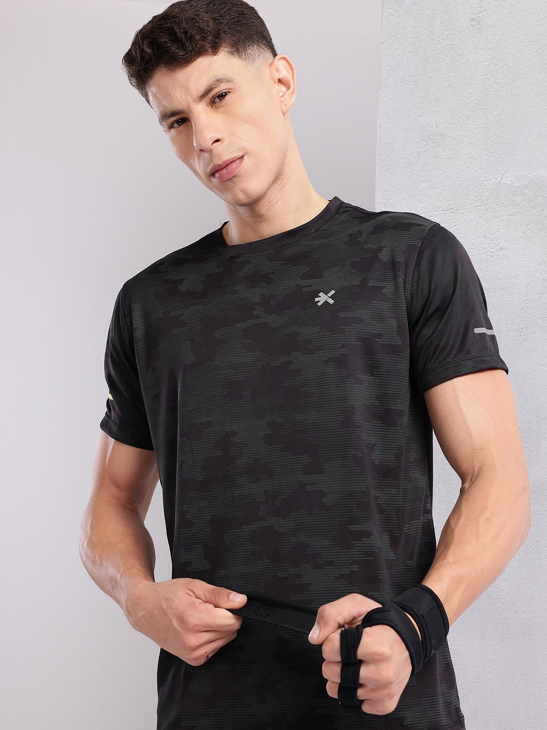 HRX by Hrithik Roshan Rapid-Dry Relaxed Fit Training T-shirt