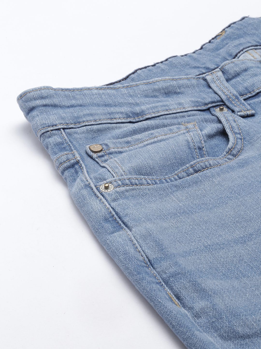 SPYKAR Men Blue Skinny Fit Low-Rise Light Fade Stretchable Jeans