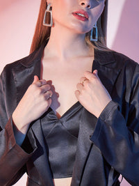 STREET 9 V-Neck Top, Trousers and Shrug Co-Ords